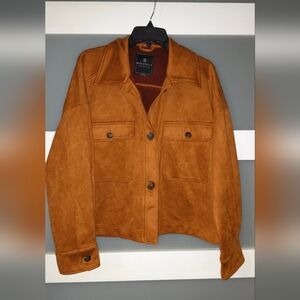 NWOT BAGATELLE COLLECTION Tan Suede Jacket
